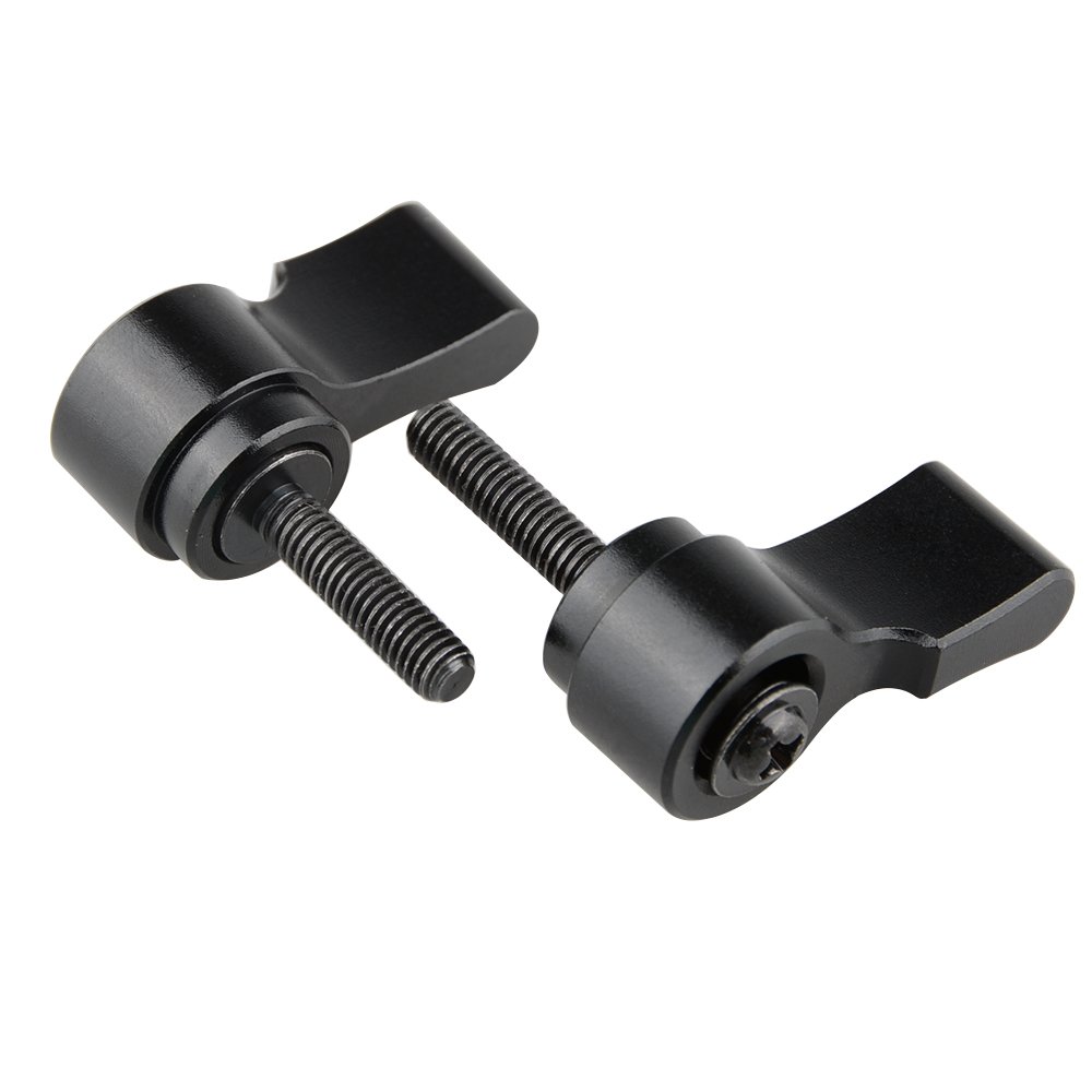 Amazon | CAMVATE M4 15mm 蝶ナット 手回しネジ 調整可能 ロッド